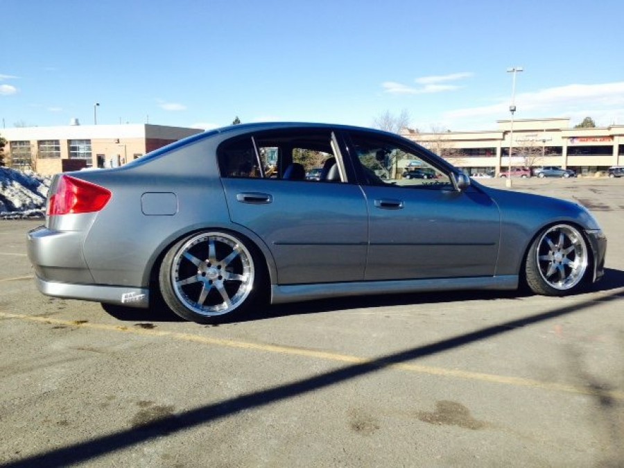 Infiniti G35 Sedan V35 wheels Work Gnosis GF3 19″ 10J ET7 225/40 ET12