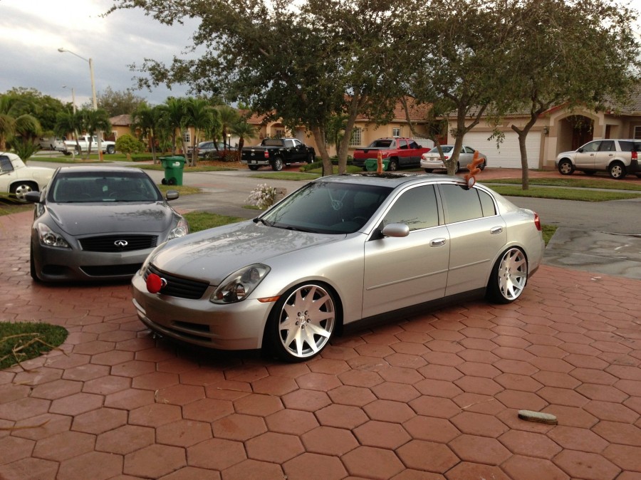 Infiniti G35 Sedan V35 wheels MRR HR3 20″ 9.5J ET40 225/35