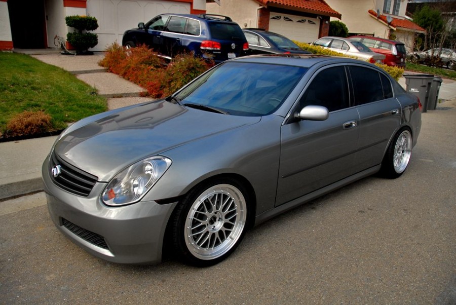 Infiniti G35 Sedan wheels Linea Corse LeMans 19″ 8.5J ET15 225/40 10J ET20 245/40
