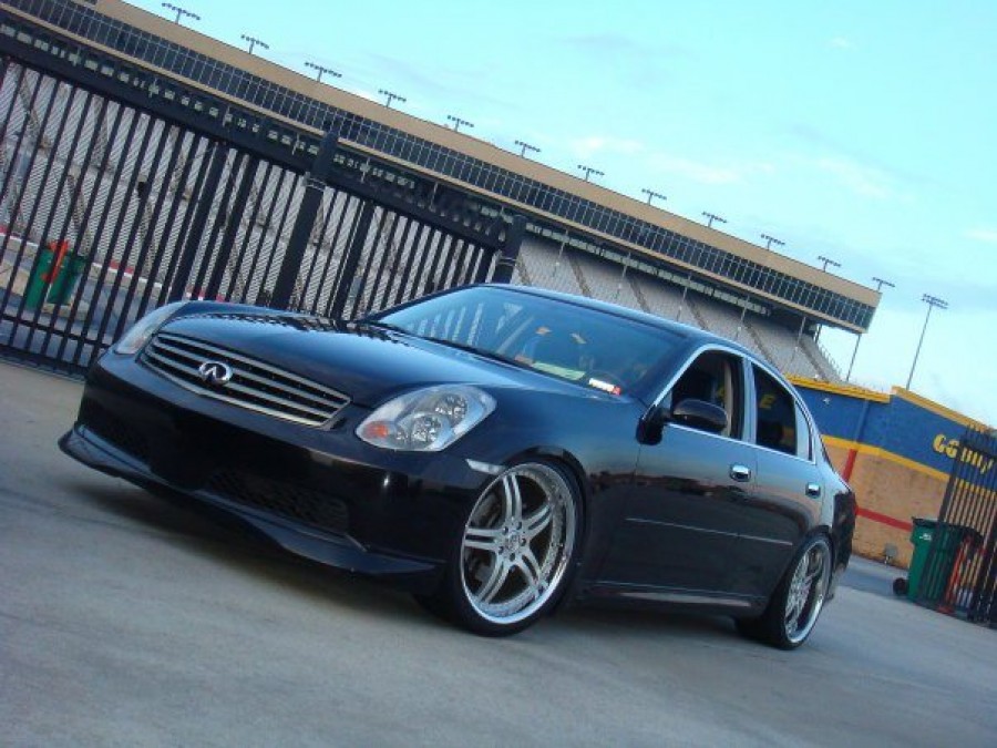 Infiniti G35 Sedan wheels Sevas S55 20″ 8.5J ET35 255/35 10J ET42 275/30