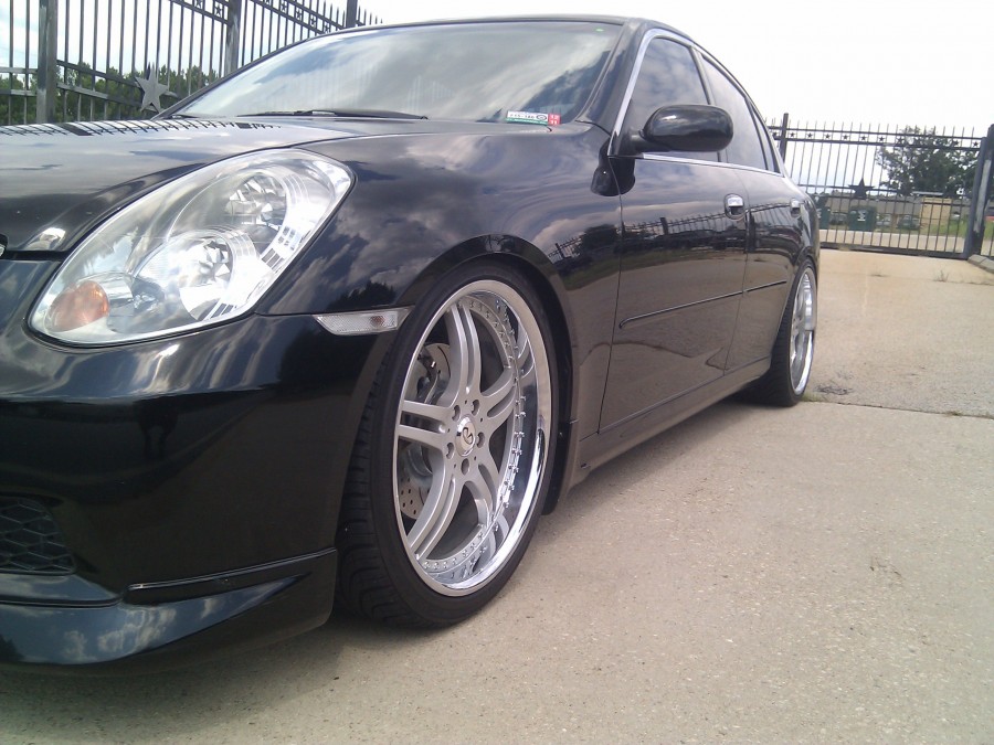 Infiniti G35 Sedan wheels Sevas S55 20″ 8.5J ET35 255/35 10J ET42 275/30