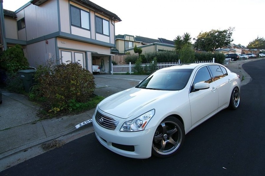 Infiniti G35 Sedan V35 wheels Rays G-Games 99b 19″ 9.5J ET35 245/40 10.5J ET40 275/35