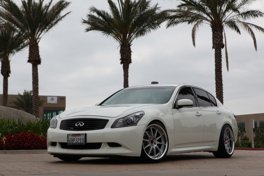 Infiniti G35 Sedan V36 wheels Rays Volk Racing GT-F 19″ 9.5J ET17 225/40 10.5J ET24 245/40