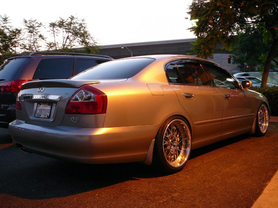 Infiniti Q45 wheels Work Rezax 2 20″ 9.5J ET31 245/35 11J ET25 275/35