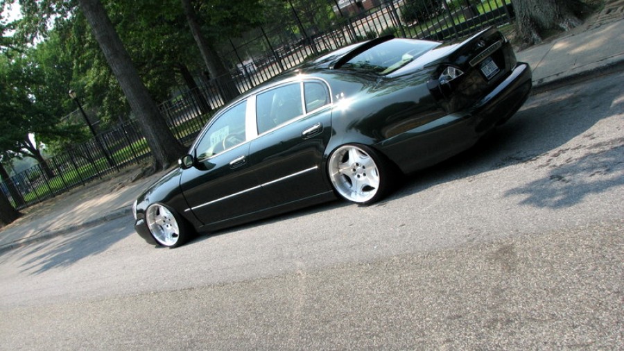 Infiniti Q45 F50 wheels Auto Couture Supreme 19″ 11.5J ET-14 235/35 12J ET-8 265/30