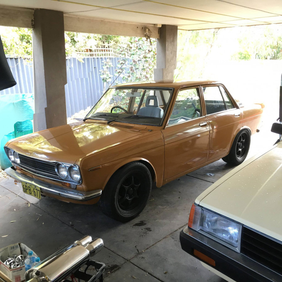 Datsun 510 wheels Bahnbrecher Racing BBR-6 16″ 7J ET32 225/60