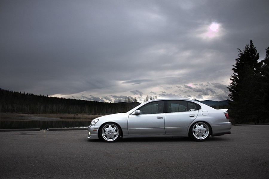 Lexus GS S160 wheels Work LS 207 19″ 9.5J ET38 225/35 10.5J 255/40