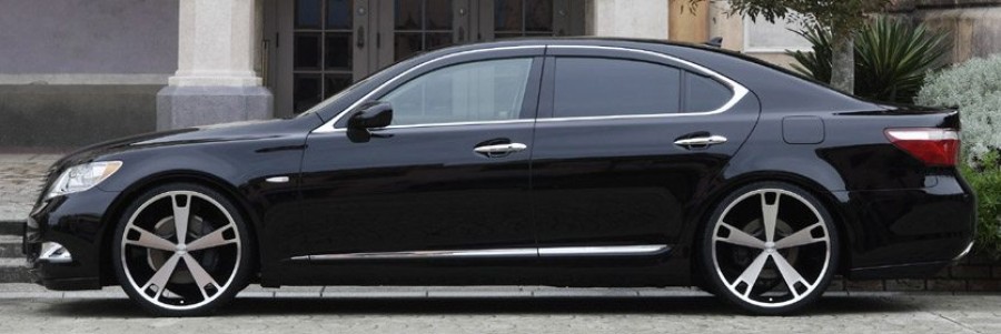 Lexus LS LS 460, LS 600h, XF40 wheels Fabulous MB-5 22″ 8.5J ET30 245/30 10J ET36 295/25