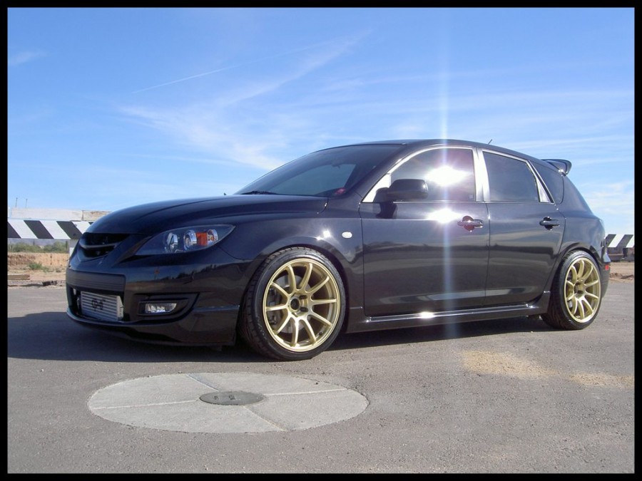 Mazda 3 wheels Rota G-force 18″ 9J ET30 245/35 Madvillian's Mazdaspeed3 