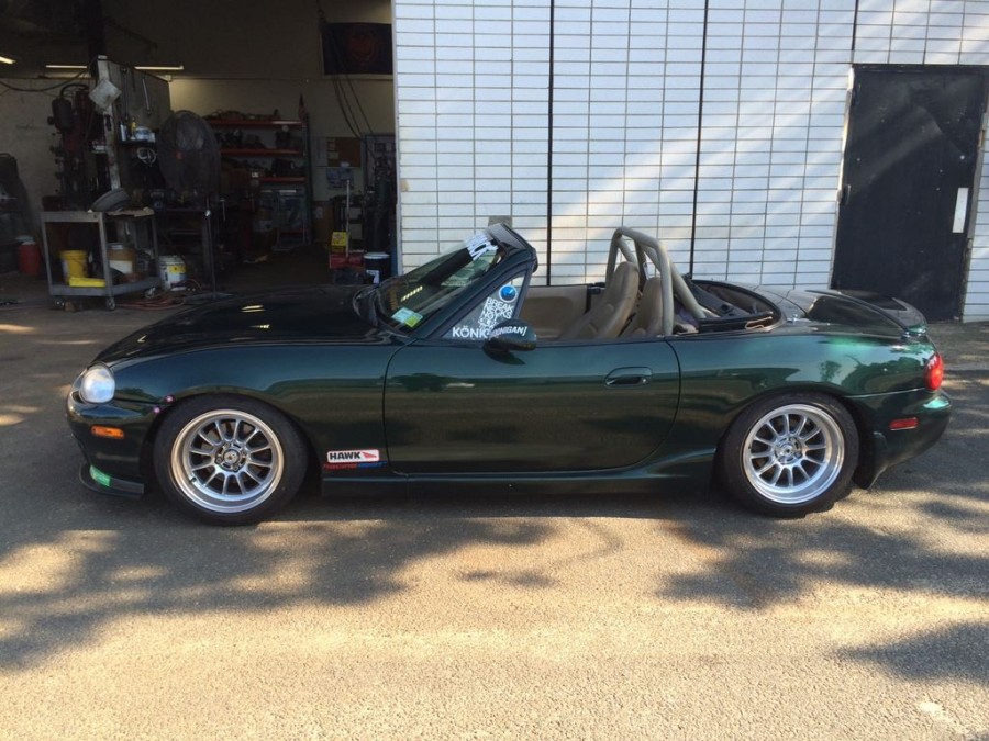 Mazda MX-5 Miata NB wheels Konig Wheels Tweak’d 16″ 7J