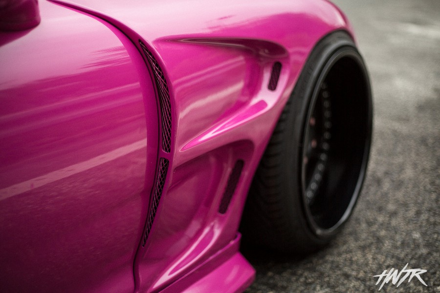 Mazda RX-7 FD wheels Work Equip 05 18″ 10J ET-29 11J ET-41