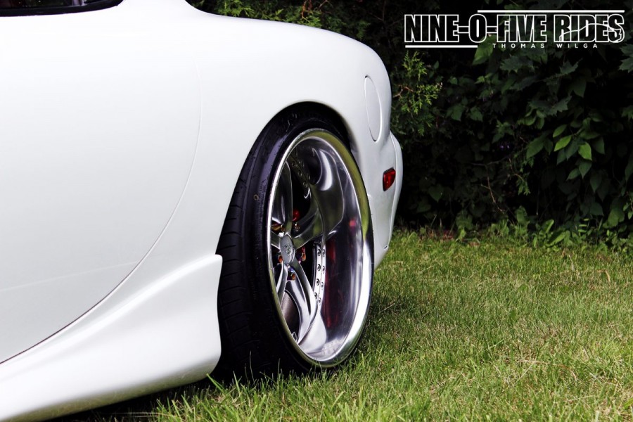 Mazda RX-7 FD wheels Work VS-KF 18″ 9J ET13 215/35 10.5J ET14 235/40