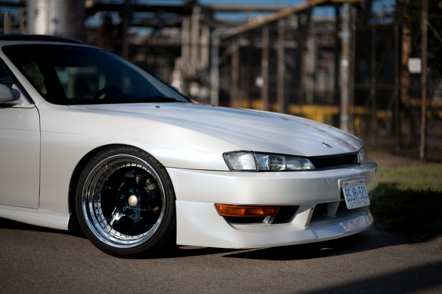 Nissan Silvia S14 wheels Work Meister S1 3P 18″ 9.5J ET-1 10.5J
