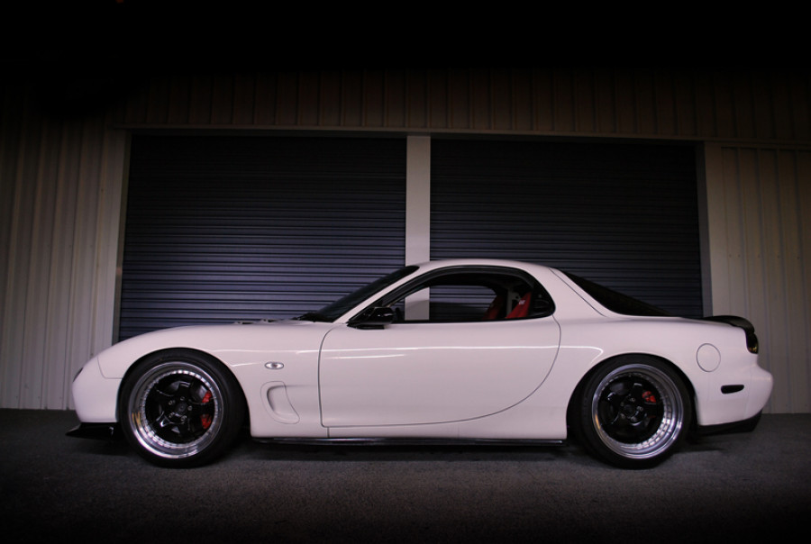 Mazda RX-7 FD wheels Work Meister S1 3P 18″ 9.5J ET7 235/40 11.5J ET16 265/35