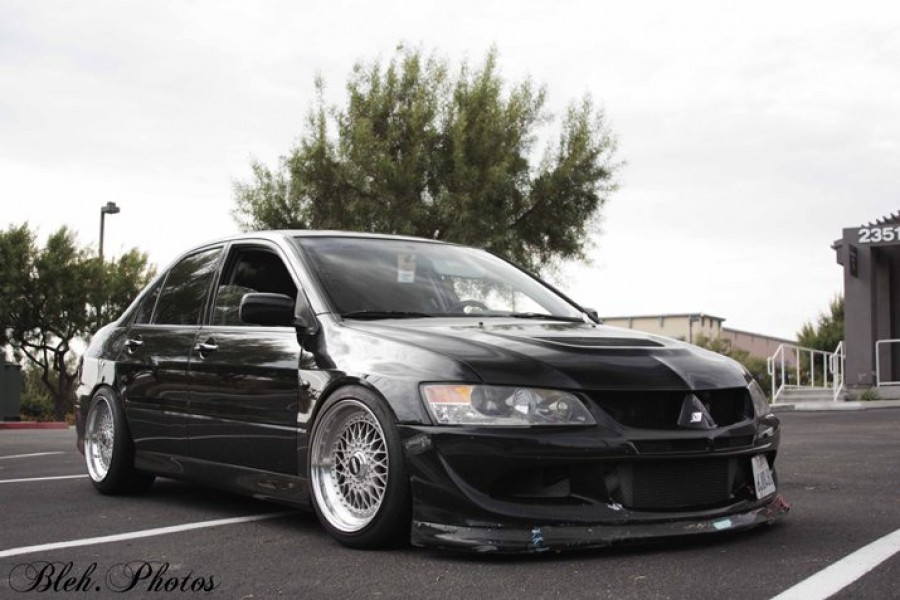 Mitsubishi Lancer Evolution IX wheels BBS RS 17″ 10J ET15 245/40