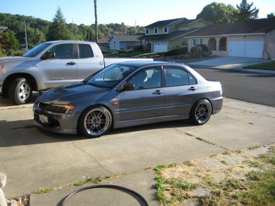 Mitsubishi Lancer Evolution IX wheels Enkei RPF1 18″ 9.5J ET15 235/40