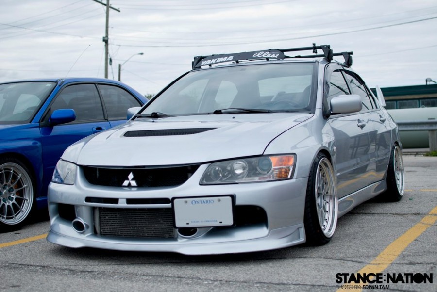 Mitsubishi Lancer Evolution IX wheels BBS LM 18″ 9J ET5 215/35