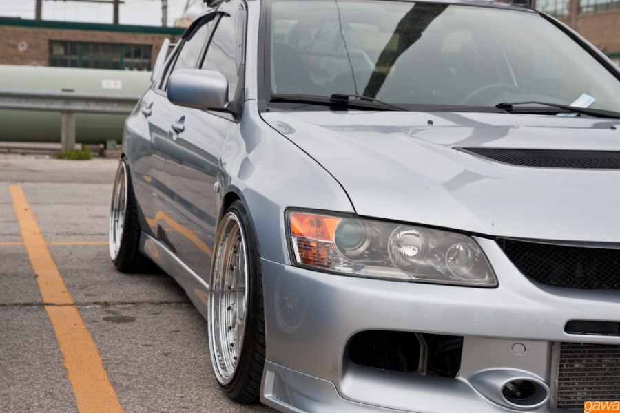 Mitsubishi Lancer Evolution IX wheels BBS LM 18″ 9J ET5 215/35