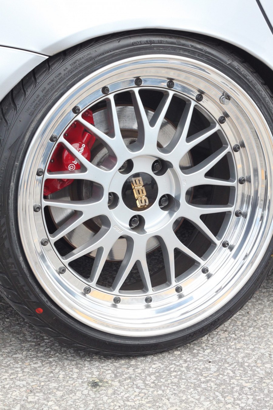Mitsubishi Lancer Evolution IX wheels BBS LM 18″ 9J ET5 215/35