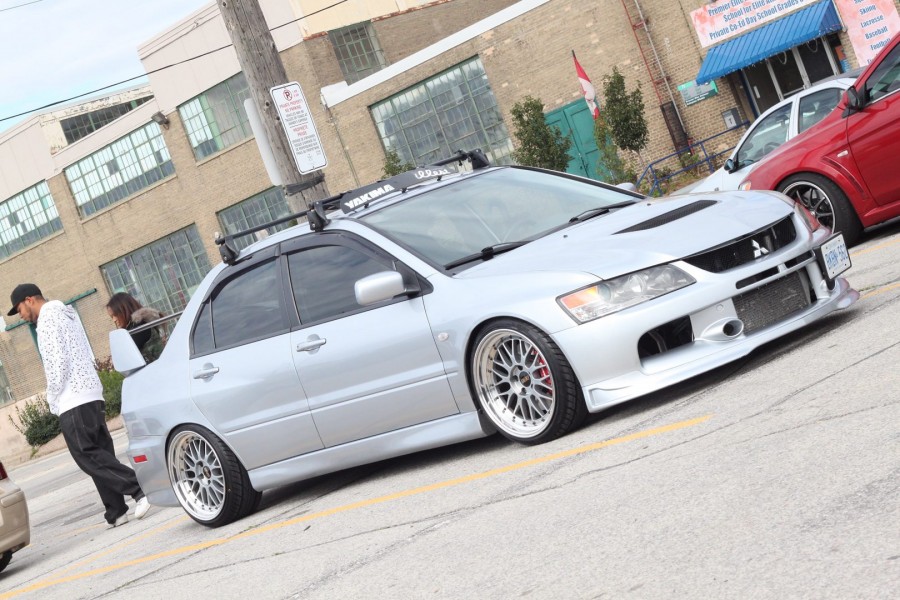 Mitsubishi Lancer Evolution IX wheels BBS LM 18″ 9J ET5 215/35