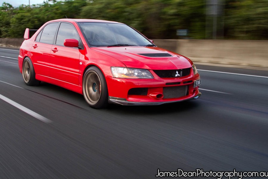 Mitsubishi Lancer Evolution IX wheels Work Emotion CR KAI 18″ 9.5J ET20 235/40