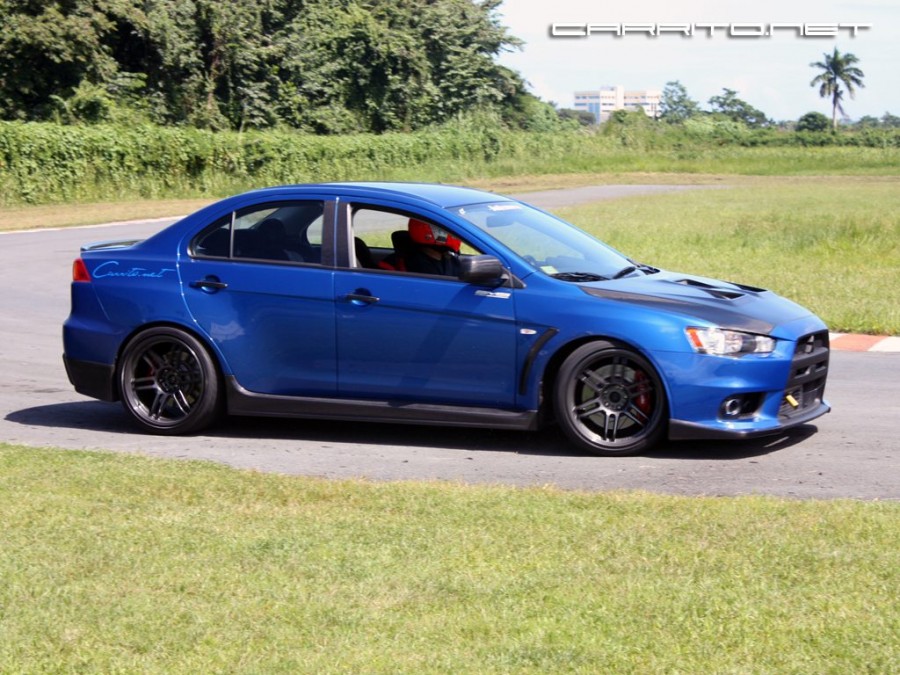 Mitsubishi Lancer Evolution X wheels AME Tracer TM-02 19″ 10.5J ET22 285/30