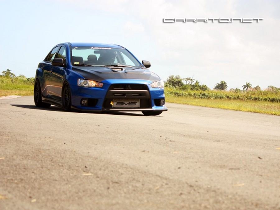 Mitsubishi Lancer Evolution X wheels AME Tracer TM-02 19″ 10.5J ET22 285/30