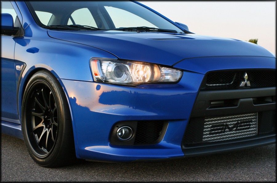 Mitsubishi Lancer Evolution X wheels Rays Volk Racing CE28N 18″ 10.5J ET18 275/35