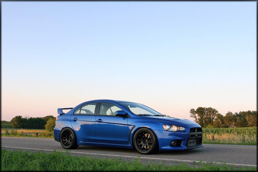Mitsubishi Lancer Evolution X wheels Rays Volk Racing CE28N 18″ 10.5J ET18 275/35