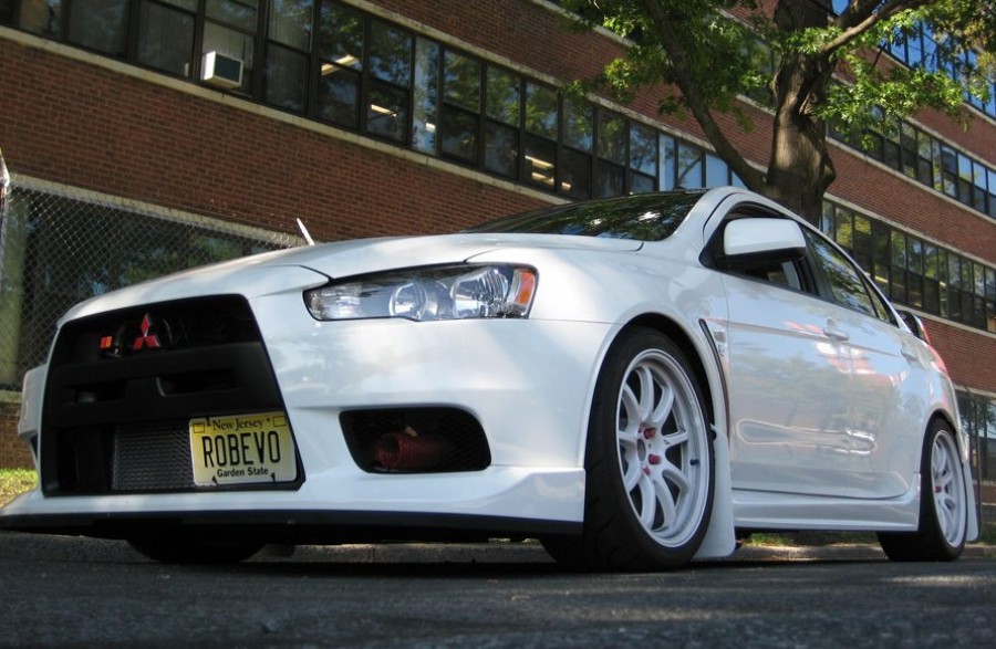 Mitsubishi Lancer Evolution X wheels Rays Gram Lights 57 Optimise 18″ 9.5J ET22 255/35
