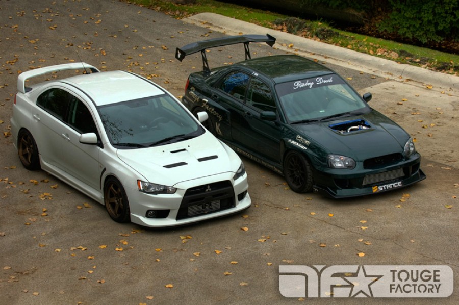 Mitsubishi Lancer Evolution X wheels Rays Nismo LM GT4 18″ 10.5J ET15 265/35