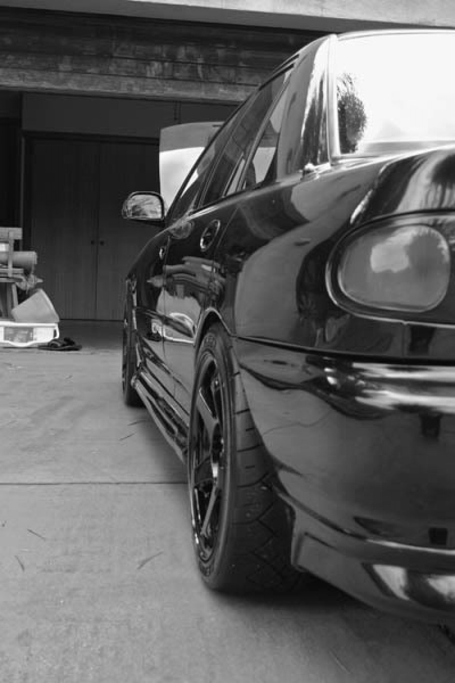 Mitsubishi Lancer Evolution I wheels Koya Drift Tek 17″ 8J ET34 215/45