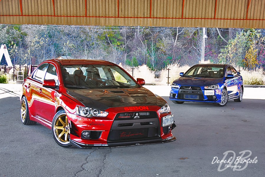 Mitsubishi Lancer Evolution X wheels Greddy Gravity Gullflame 18″ 9.5J ET15 265/35