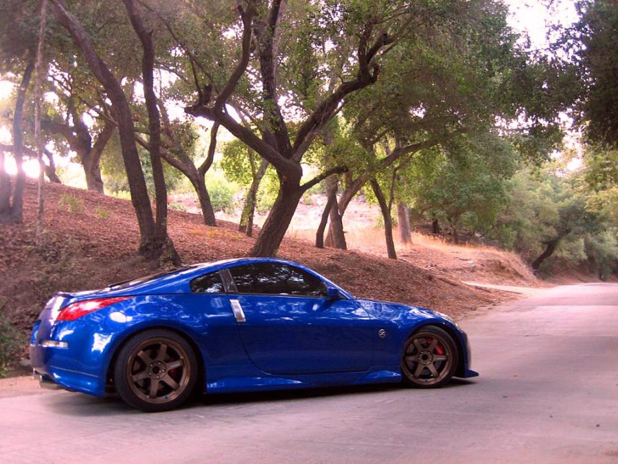 Nissan 350Z wheels Rays Volk Racing TE37 18″ 9.5J ET12 245/35 19″ 10.5J ET15 275/35