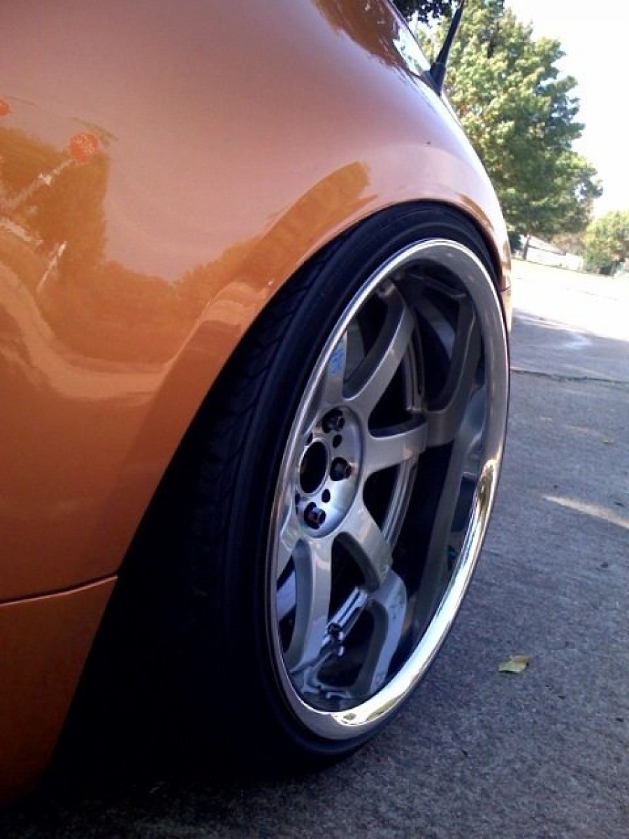 Nissan 350Z wheels Rays Gram Light 57S Pro 19″ 9.5J 225/35 10J ET-25 235/35