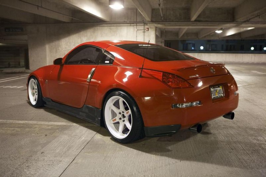 Nissan 350Z wheels Rays Volk Racing TE37 19″ 9.5J ET12 245/35 10.5J ET22 275/35