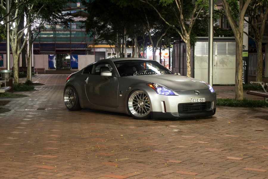 Nissan 350Z wheels Varrstoen ES 1.1.2 19″ 9.5J 225/35 11J 255/35