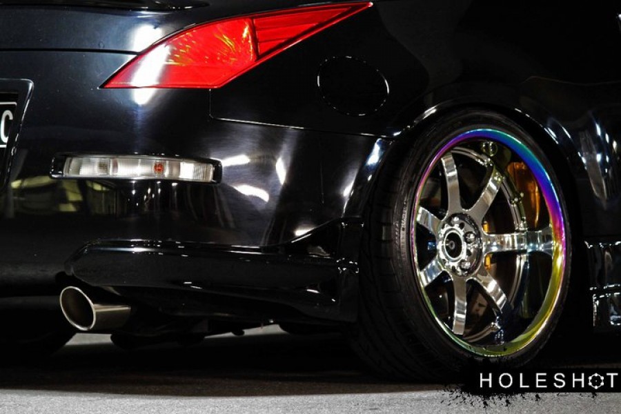 Nissan 350Z wheels Rays Gram Light 57S Pro 19″ 9J ET-7 235/35 10J ET-5 245/35