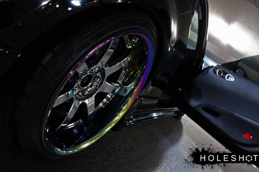 Nissan 350Z wheels Rays Gram Light 57S Pro 19″ 9J ET-7 235/35 10J ET-5 245/35