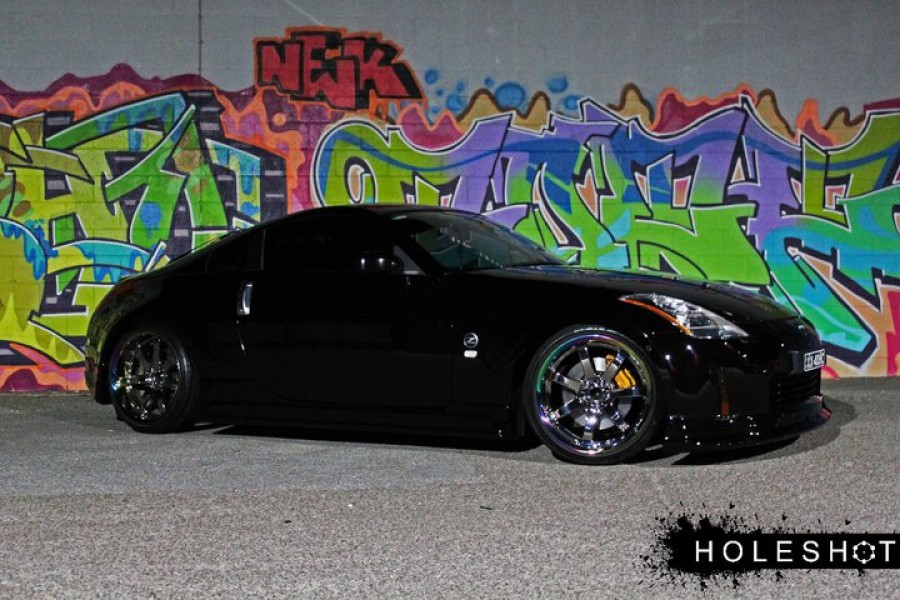 Nissan 350Z wheels Rays Gram Light 57S Pro 19″ 9J ET-7 235/35 10J ET-5 245/35