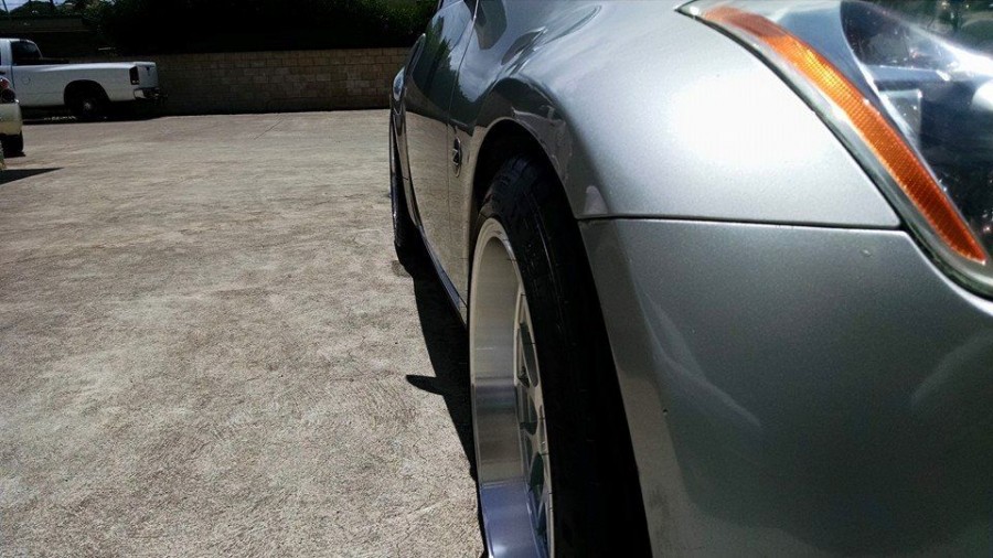 Nissan 350Z wheels Square g6 18″ 9.5J ET12 245/40