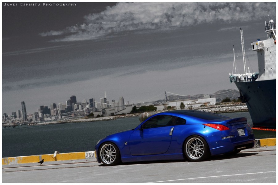 Nissan 350Z wheels Rays Volk Racing SF Winning 19″ 9.5J ET19 255/30 10.5J ET17 295/30