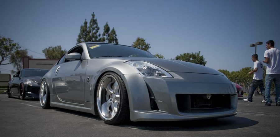 Nissan 350Z wheels AME Shallen CX 19″ 9.5J ET16 235/35 10J ET-5 265/30