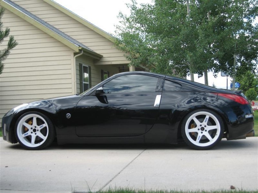 Nissan 350Z wheels Rays Volk Racing TE37 19″ 9.5J ET12 265/30 10.5J 275/30