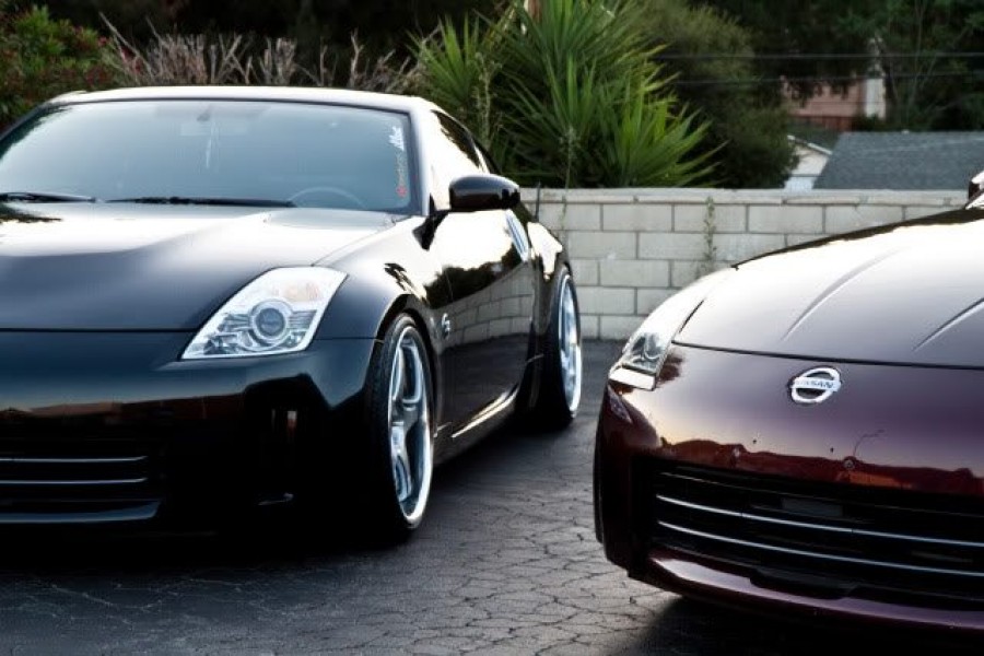Nissan 350Z wheels AME Circlar Spec R 19″ 9J ET-1 225/35 10J ET-8 245/35
