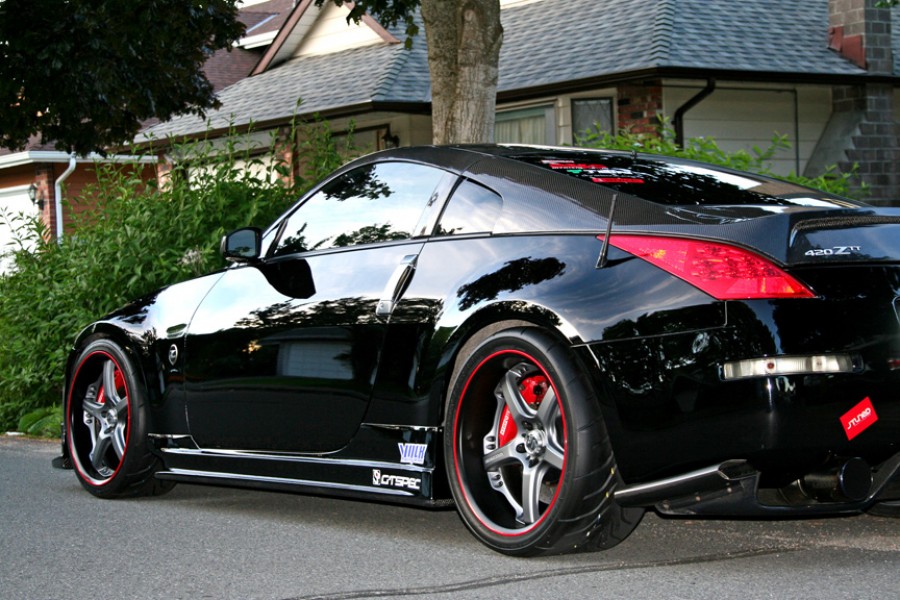 Nissan 350Z wheels Rays Volk Racing GT-S 19″ 9.5J ET17 235/35 10.5J ET18 295/30