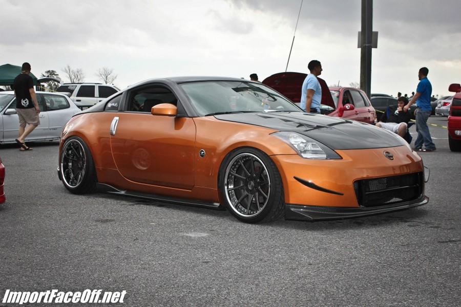 Nissan 350Z wheels Avant Garde F420 19″ 9.5J ET5 245/35 11J 275/35