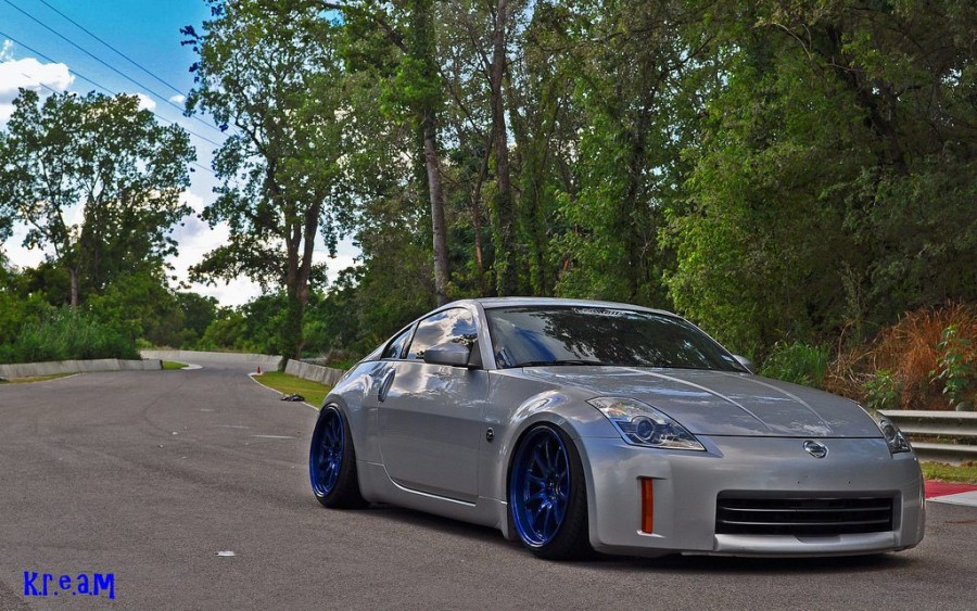 Nissan 350Z wheels Rays Volk Racing CE28N 19″ 9.5J ET12 225/35 10.5J 245/35