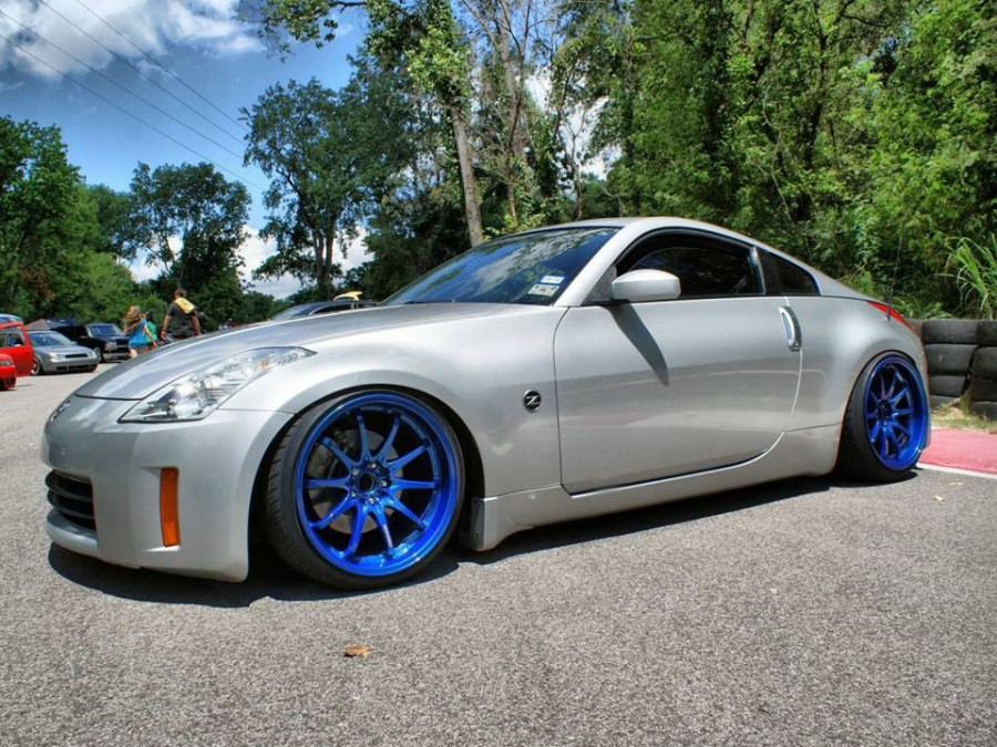 Nissan 350Z wheels Rays Volk Racing CE28N 19″ 9.5J ET12 225/35 10.5J 245/35
