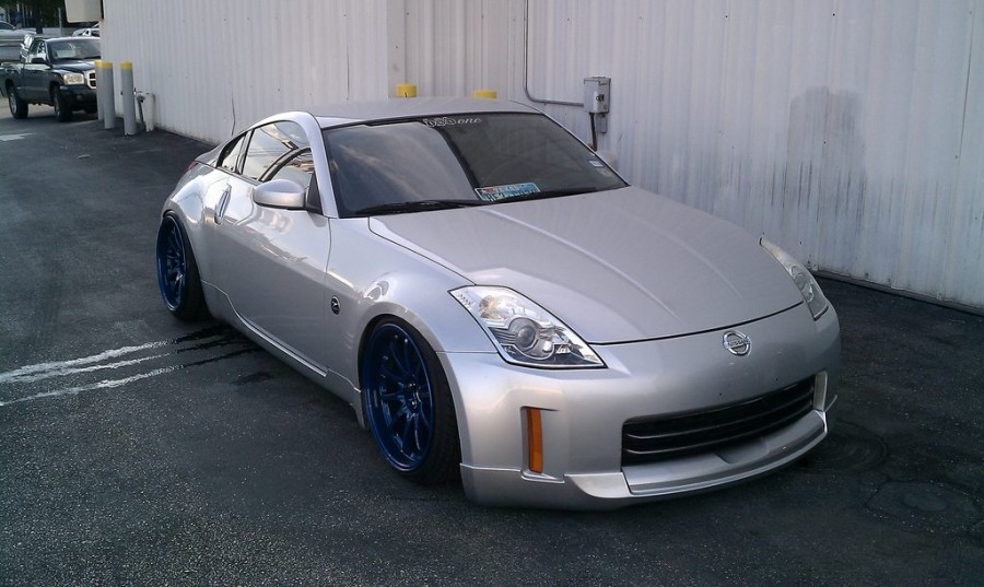 Nissan 350Z wheels Rays Volk Racing CE28N 19″ 9.5J ET12 225/35 10.5J 245/35